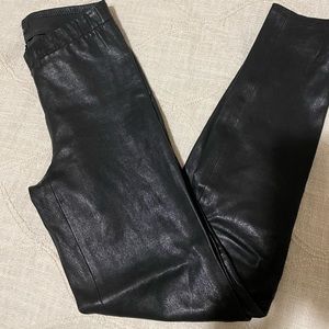 J Brand leather leggings Edita mid rise
